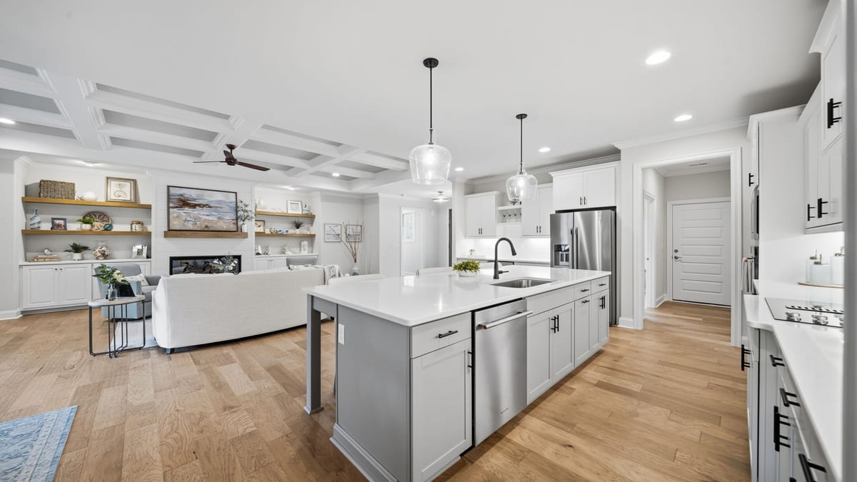 The Pine Island — Kitchen & Great Room